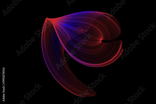 Abstract digital humanoid head a futuristic and complex technological portrait