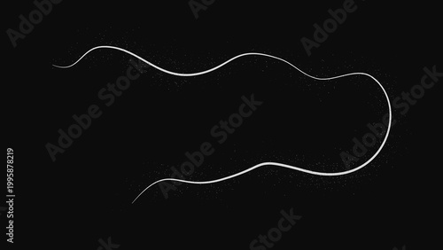 Silver glittering confetti wave and stardust