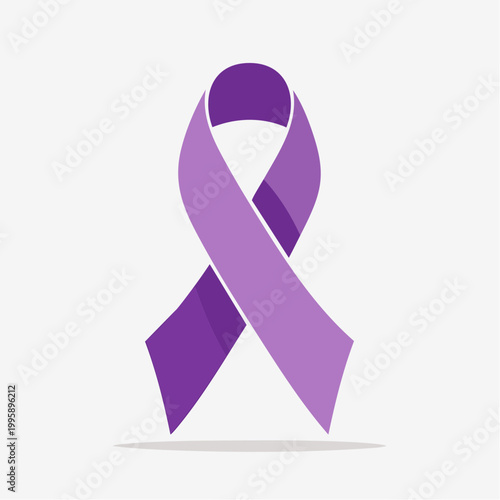 Purple Awareness Ribbon