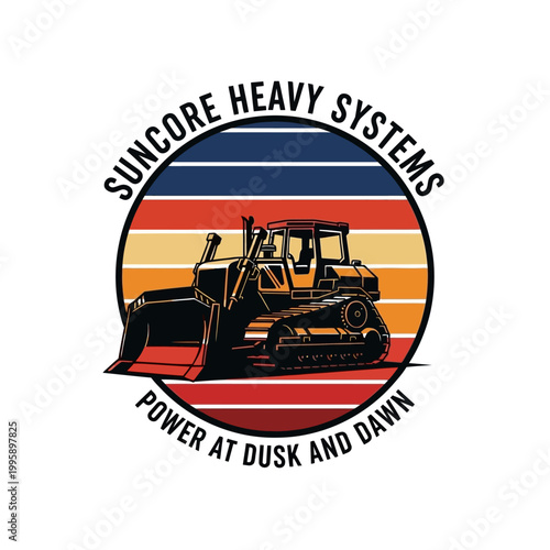 Bulldozer Heavy Equipment Construction Machine.