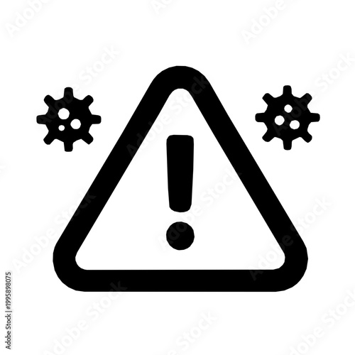 Contamination Alert Bio-Hazard SynBio Icon