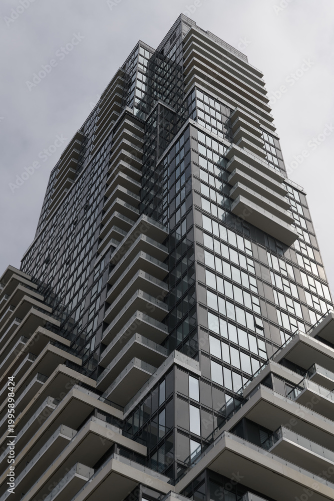 Naklejka premium view of Auberge on the Park Condos located at 30 Inn On The Park Dr, Toronto