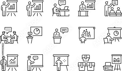 Minimalist line of various household appliances and line minimalist kitchen furniture