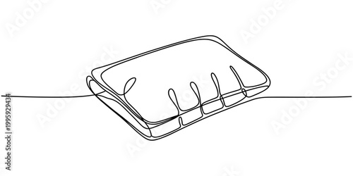 Ice cream bar one line art simple minimalist dessert icon with wrapper continuous line sweet treat vector