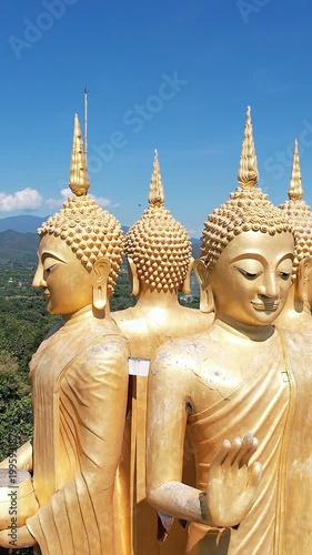 View of the Standing Buddha in Chiang Mai, Thailand.