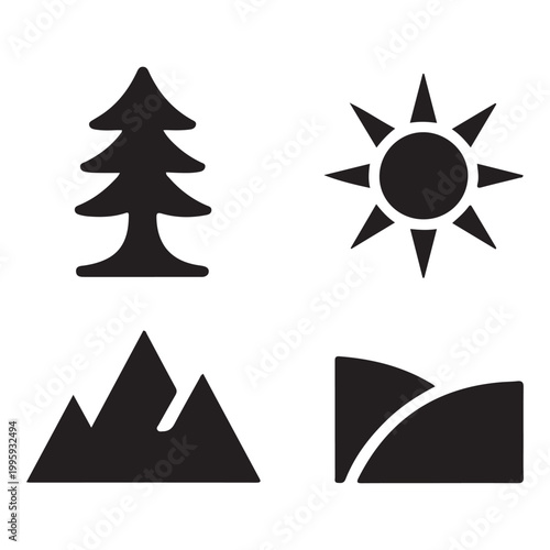 Free Download Nature landscape concept art reflecting balance of land water and trees - GFXLoad