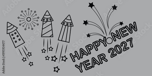 Abstract music background vector illustration featuring a creative design with notes and business icons in a house silhouette set