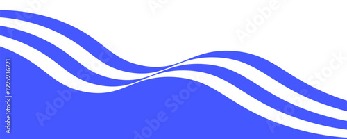Separator, header, modern wave divider shape vector illustration