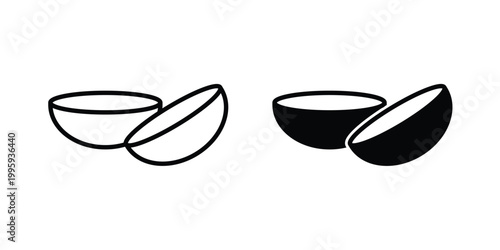 Obraz na plátně contact lenses icon design