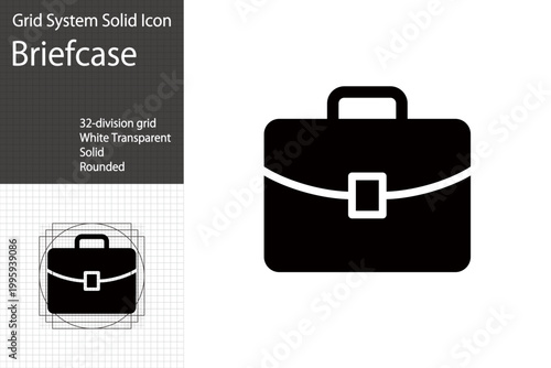 Briefcases and bags, sales icons