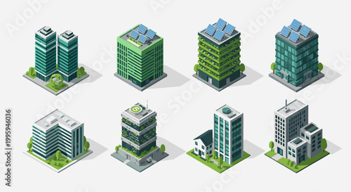 A clean, modern building illustration evokes a sense of stability and growth, perfect for representing corporate success or showcasing architectural d
