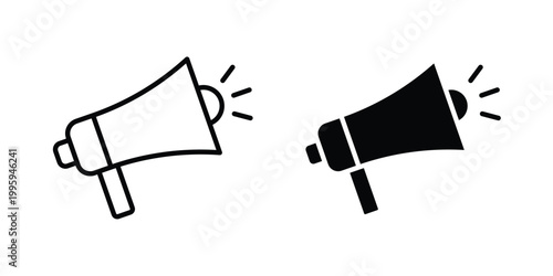 Tableau sur toile Loud Speaker icon design