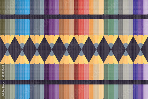colorful wooden background