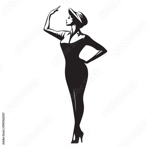 silhouette of a woman