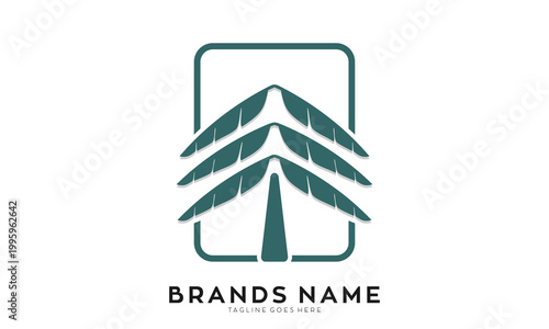 Elegant banana tree design vector