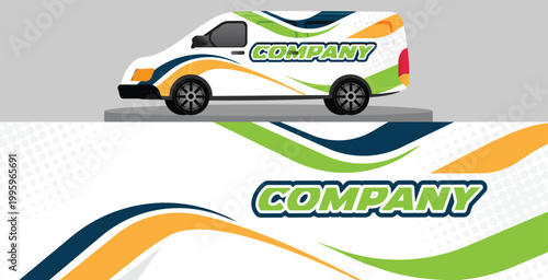 unique vinyl car wraps, minibus car livery template, custom car decal sticker,  van wrap design, car wrap for branding