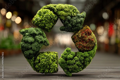 Embracing Nature's Spirit With the Sustainable Development Symbol Generative AI