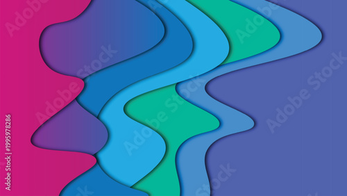 papercut background design 