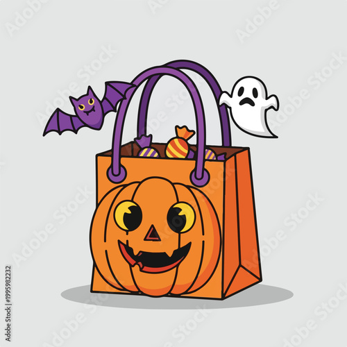 Halloween trick or treat bag.