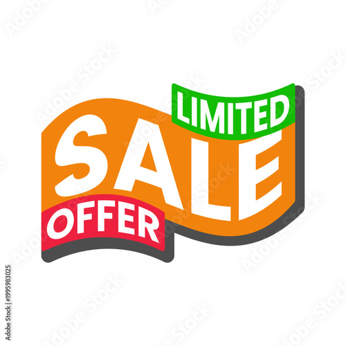 Limited Sale Offer Graphic Badge and Banner Tag