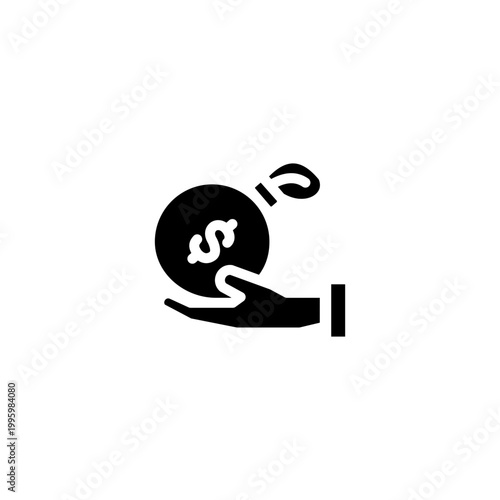 Loan Glyph Icon