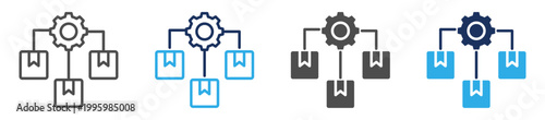 product management icon set multi concept
