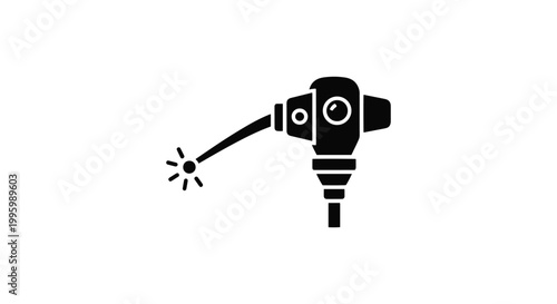 Endoscope Line art vector set minimal abstract shape illustration