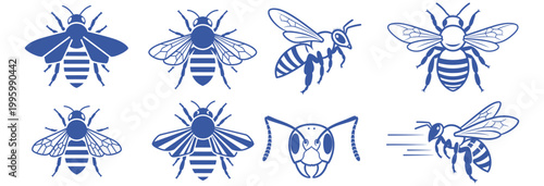  Set of abstract geometric seamless pattern navy background.