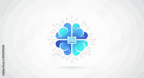 Blue medical cross, healthcare logo, vector icon, wellness symbol, medical sign