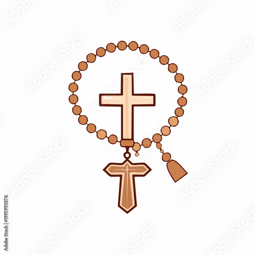 Christian Rosary Beads with Cross