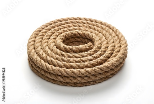 Livestock Rope for Qurban Preparation Isolated on White Background