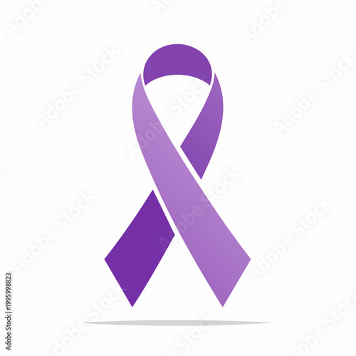 Purple Awareness Ribbon