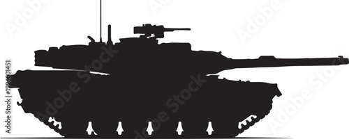 Military and Army Vector Silhouette Set - War Elements, Soldiers, Vehicles, and Equipment Icons