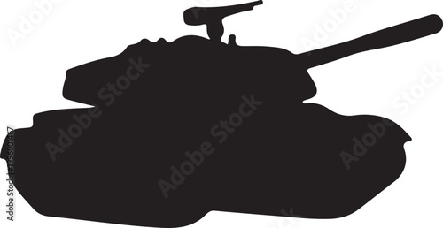 Military and Army Vector Silhouette Set - War Elements, Soldiers, Vehicles, and Equipment Icons