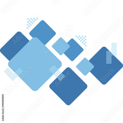 Abstract Square Dotted