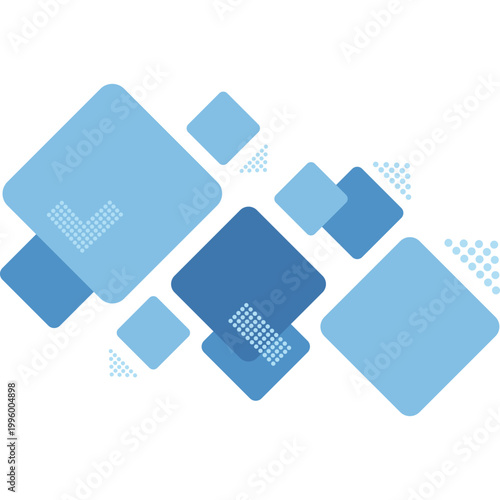 Abstract Square Dotted