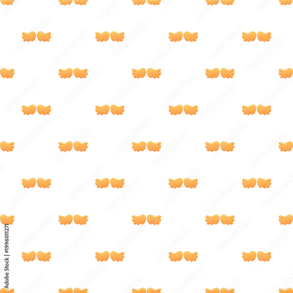 Fototapeta premium Angel wings creating a seamless pattern for celestial designs