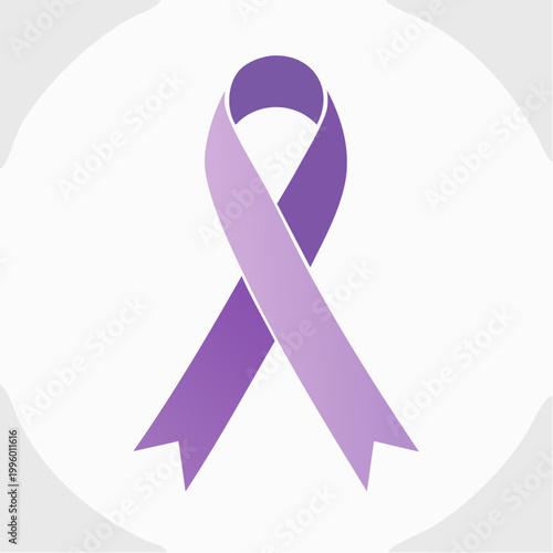Purple Awareness Ribbon