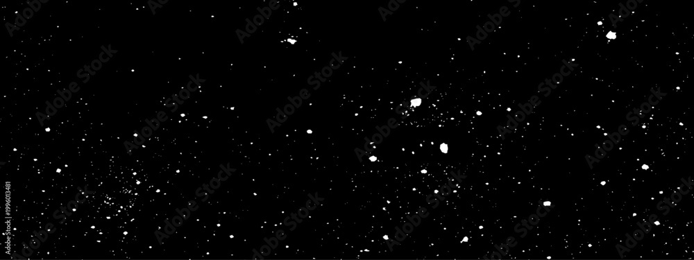 Obraz premium Abstract Black and White Grunge Dust Texture Vector Illustration with Fine Grain Distress Effect on a Clean Minimal Background
