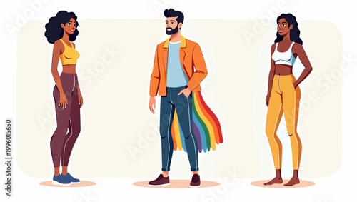 A minimalist, contemporary illustration of a woman in business attire.  Ideal for websites, branding, or marketing materials needing a modern, approac