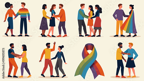 This illustration depicts a friendly handshake between two individuals, symbolizing trust and collaboration. Ideal for business articles, partnership 