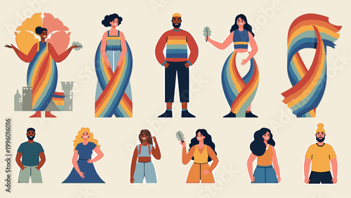 This cheerful illustration of a man with a beard evokes a sense of approachable confidence. Perfect for branding, website graphics, or presentations r