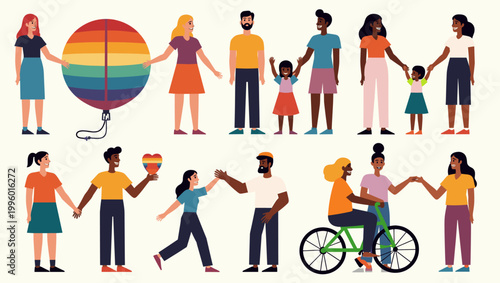A simple illustration evoking connection and support. Ideal for concepts like partnership, relationships, and inclusivity in marketing or editorial co