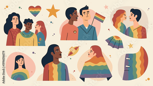 A cheerful illustration of a woman conveys positivity and approachability. Perfect for websites, blogs, or social media content relating to wellness, 