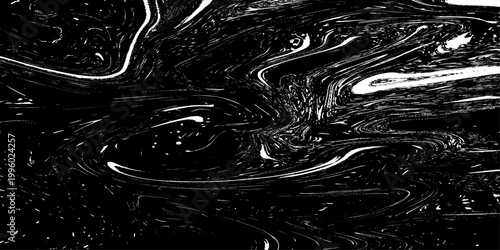 minimal abstract liquid marble texture vector illustration in black and white with soft flowing patterns and organic fluid movement
