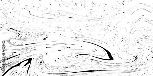 minimal abstract liquid marble texture vector illustration in black and white with soft flowing patterns and organic fluid movement