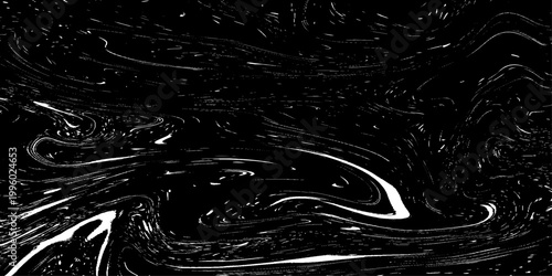 minimal abstract liquid marble texture vector illustration in black and white with soft flowing patterns and organic fluid movement