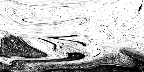 minimal abstract liquid marble texture vector illustration in black and white with soft flowing patterns and organic fluid movement