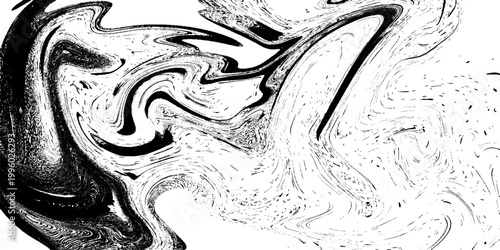 minimal abstract liquid marble texture vector illustration in black and white with soft flowing patterns and organic fluid movement
