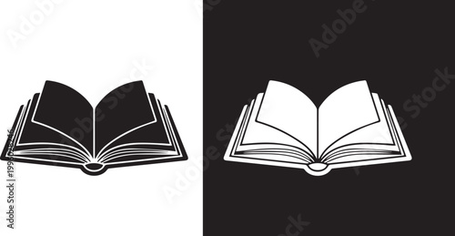 Book icon set. Simple book symbol. Vector illustration